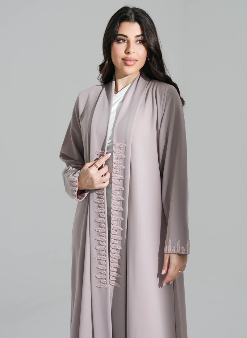 Open Abaya with Embellishments 2