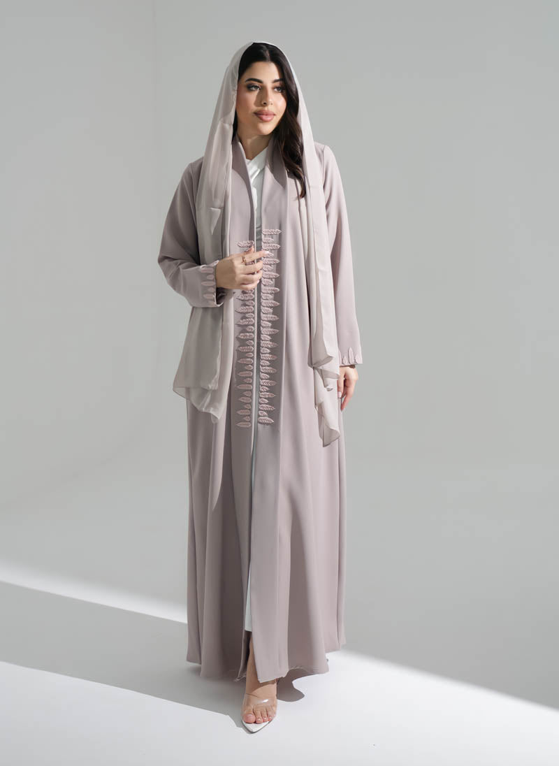 Open Abaya with Embellishments 2